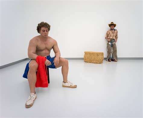 duane hanson's sculpture.